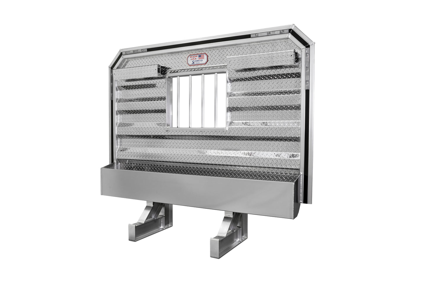 Deluxe Full Tray Cab Rack with Bar Window 68"H x 80"W