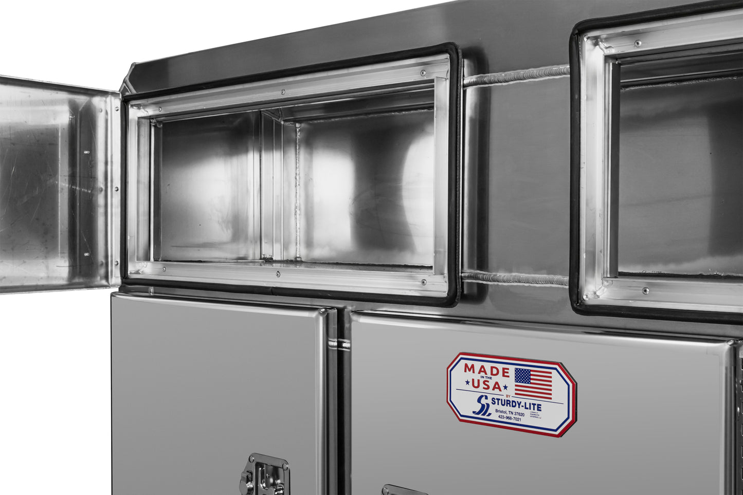 VEC-14 84x80 Vaulted 5-Door Enclosure Upper Style